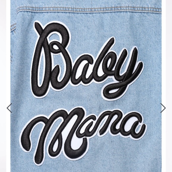 BABYMAMA LIGHT WASH DENIUM JACKET - Picture 5 of 14